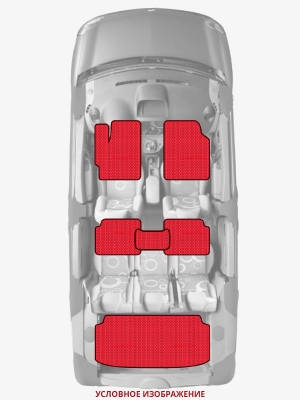 ЭВА коврики «Queen Lux» комплект для Chevrolet Malibu (9G)